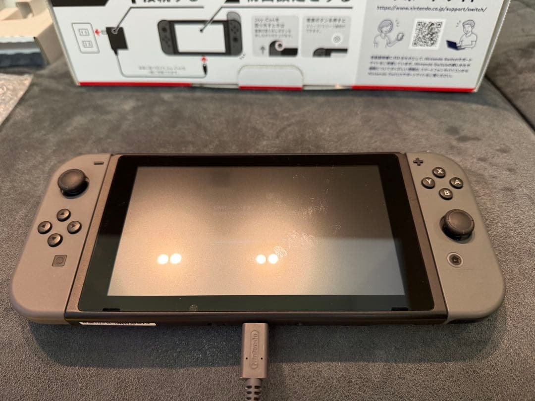新型モデル Nintendo Switch本体 Joy-Con(L/R)グレー