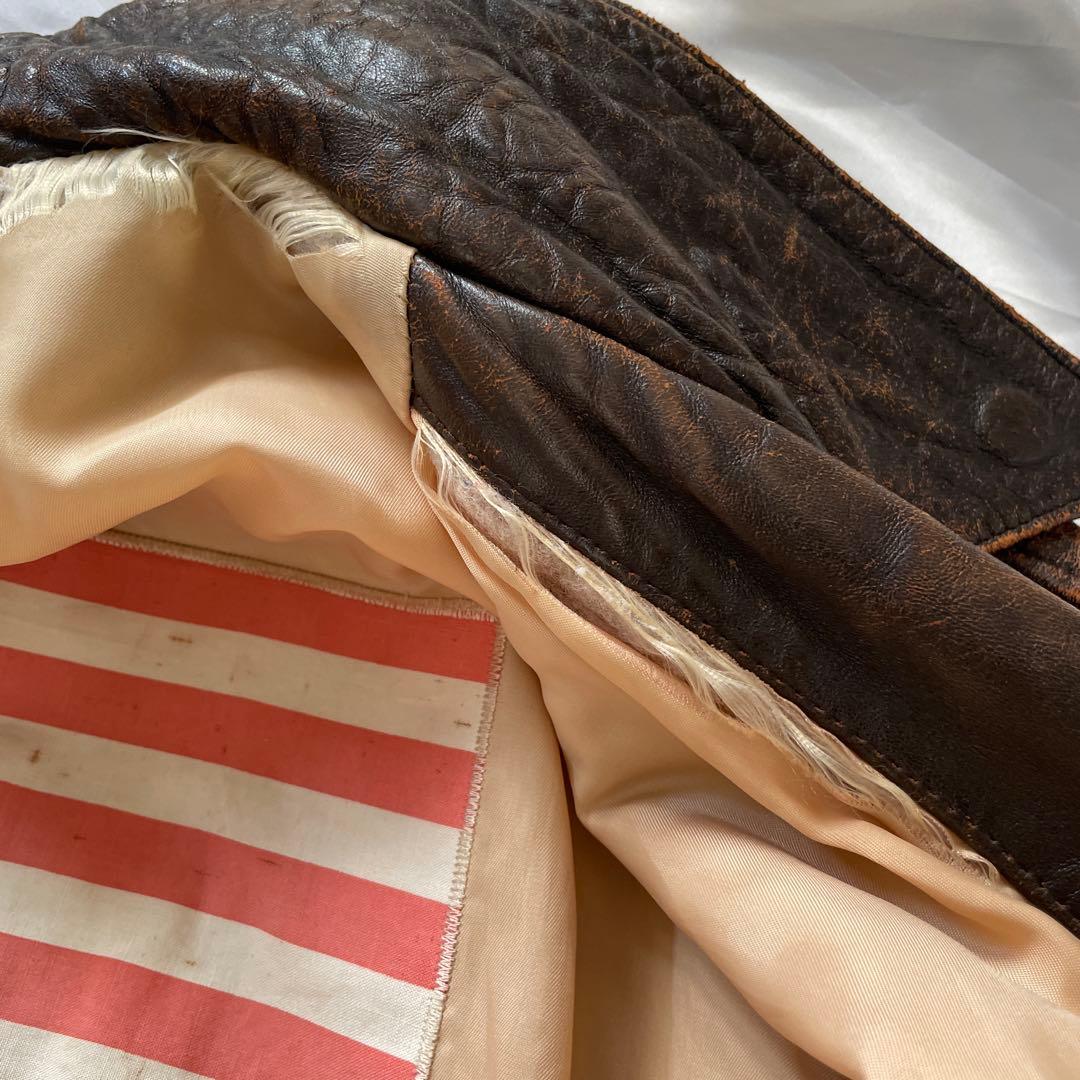 ス*ー様 AVIREX アヴィレックス　A2 WILD FIRE フライトジャケ