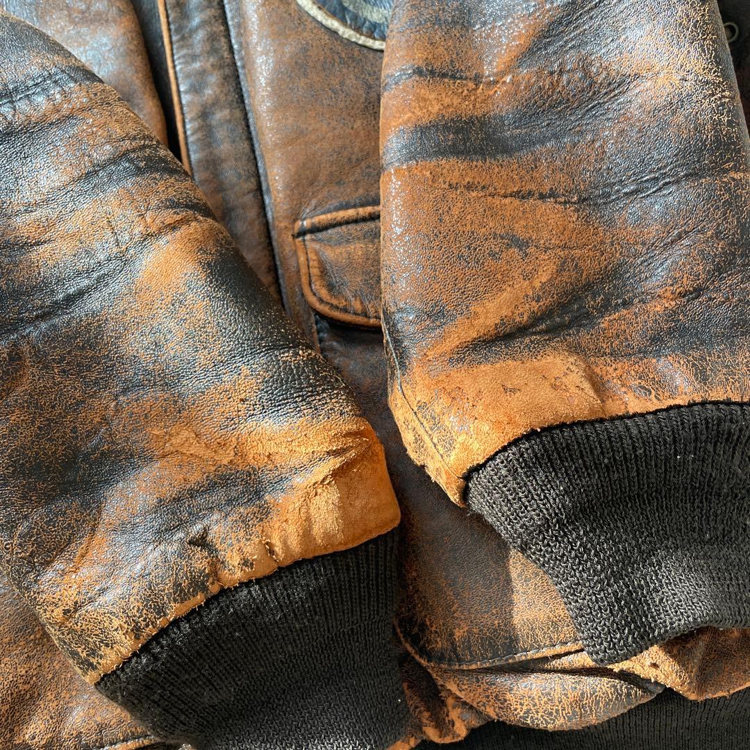 ス*ー様 AVIREX アヴィレックス　A2 WILD FIRE フライトジャケ