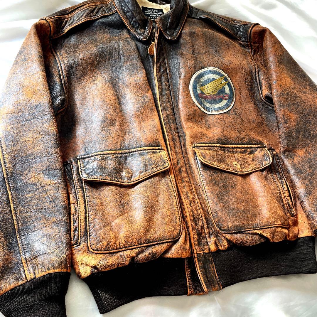 ス*ー様 AVIREX アヴィレックス　A2 WILD FIRE フライトジャケ