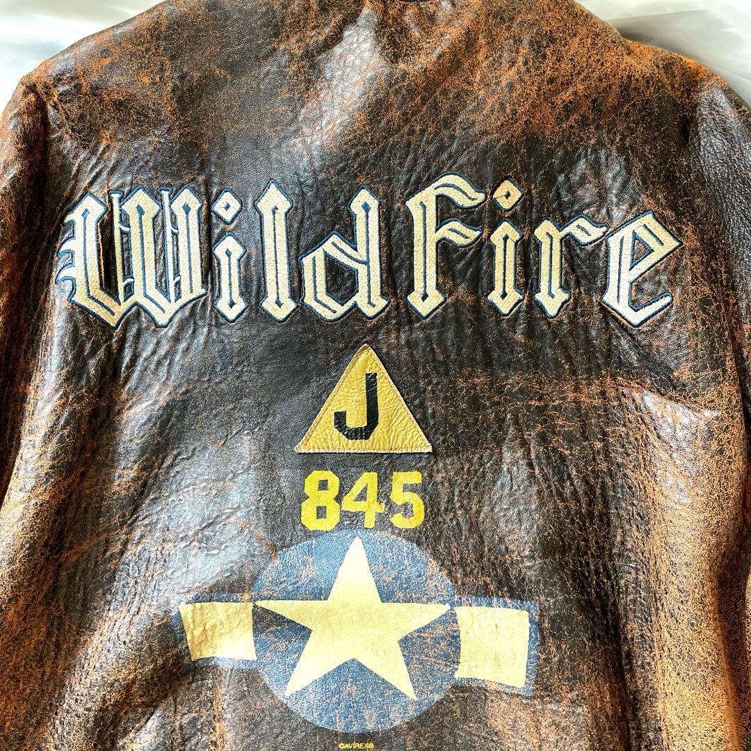 ス*ー様 AVIREX アヴィレックス　A2 WILD FIRE フライトジャケ
