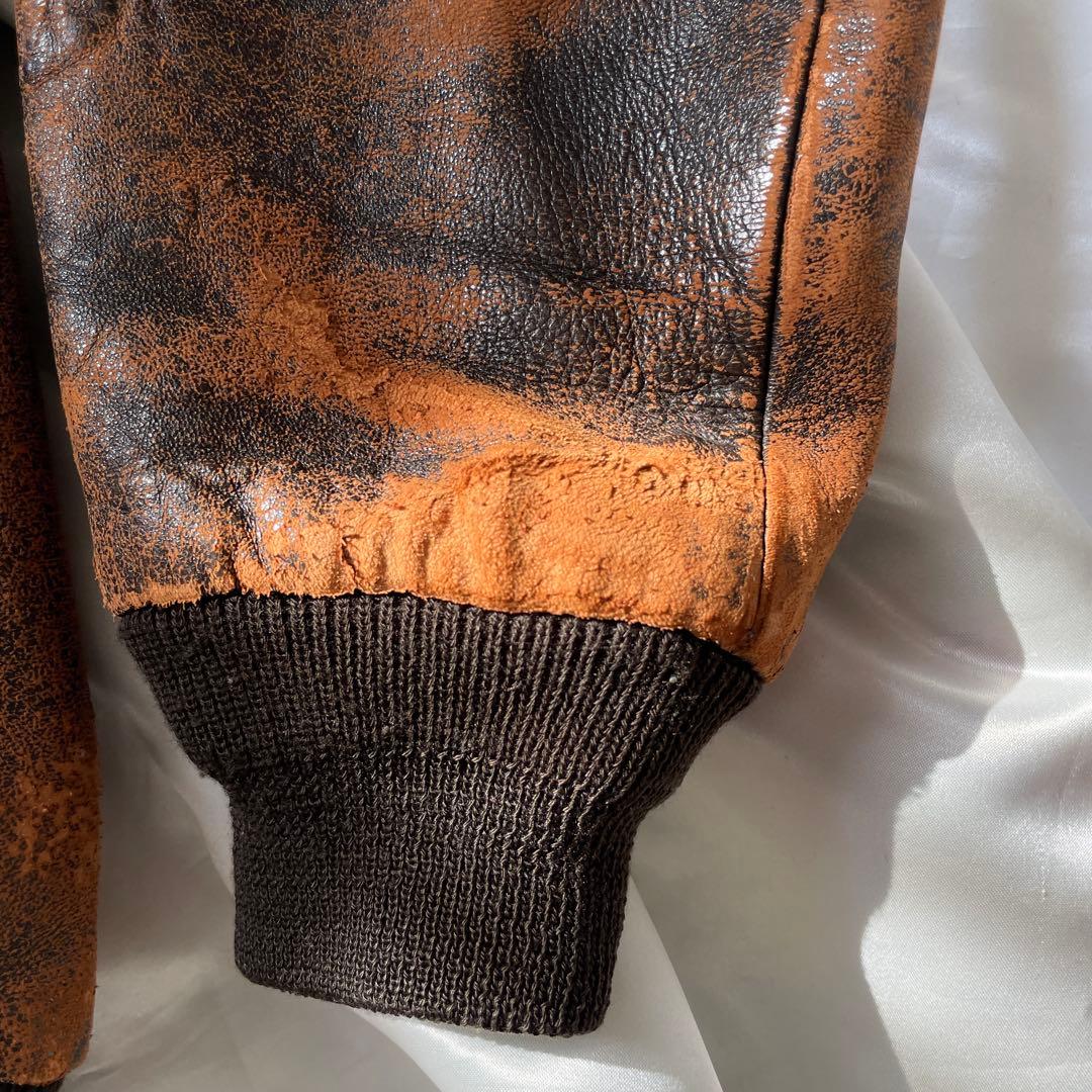 ス*ー様 AVIREX アヴィレックス　A2 WILD FIRE フライトジャケ