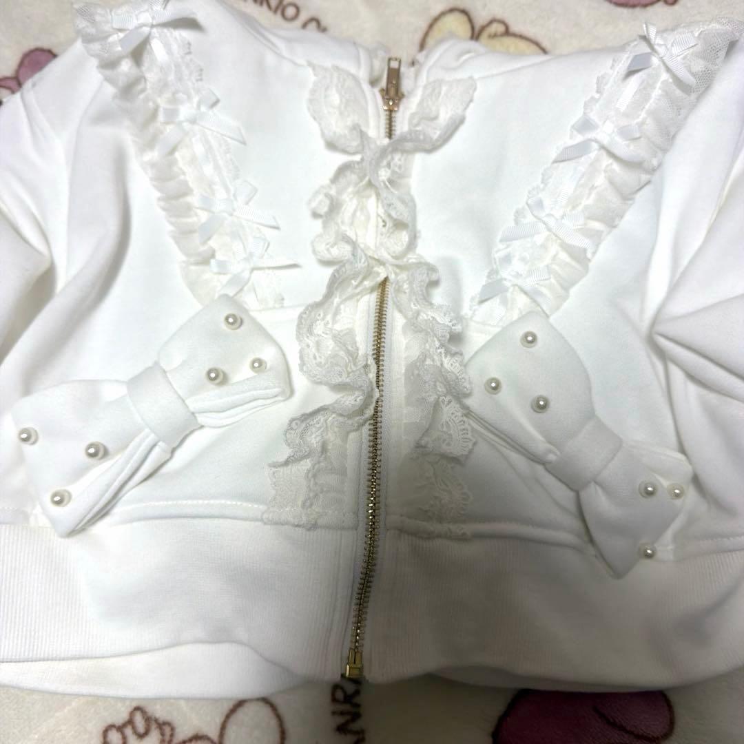 リズリサ リボンパーカー