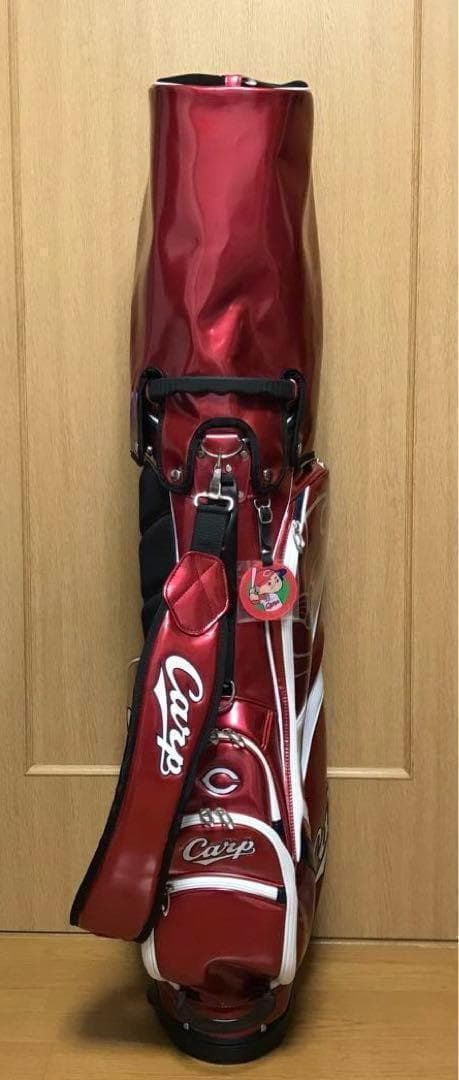 #7923 【未使用】 広島カープ オフィシャル ゴルフバッグ スタンド式