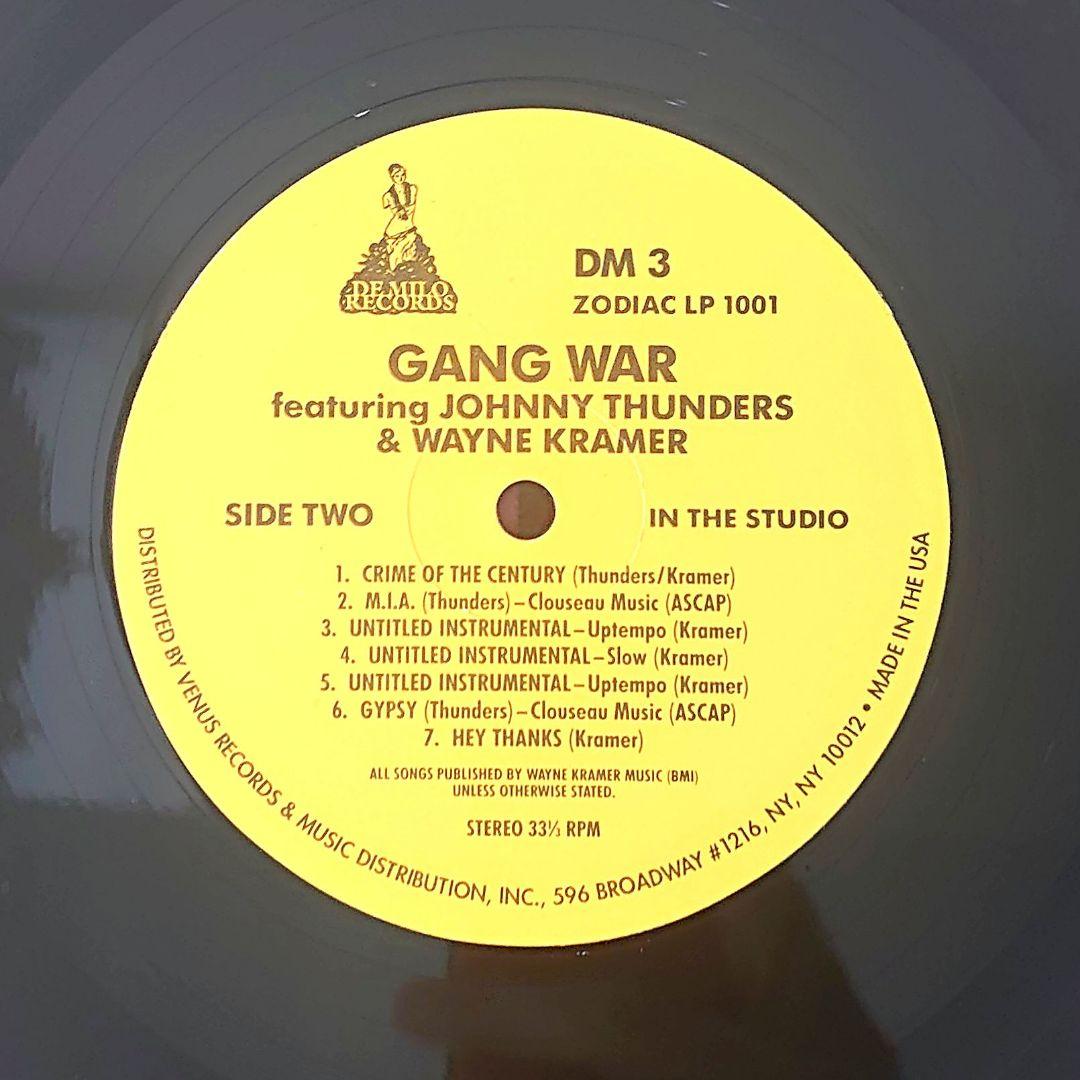 【vinyl】Johnny Thunders /D.T.K.+ Gang War