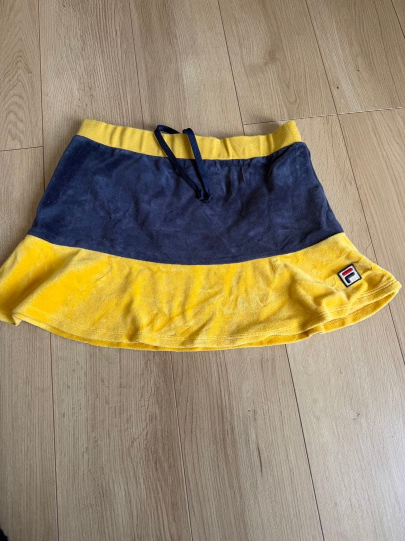 FILA フード付きタオル地ウェア　上下セット