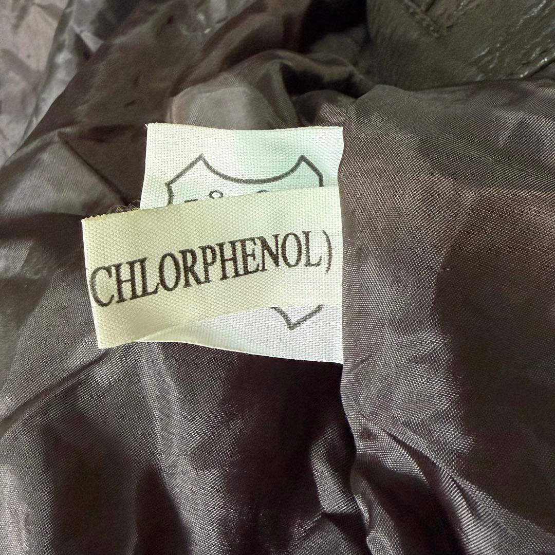 希少デザイン レザージャケット 濃茶 ユーロヴィンテージ 羊革 ラム