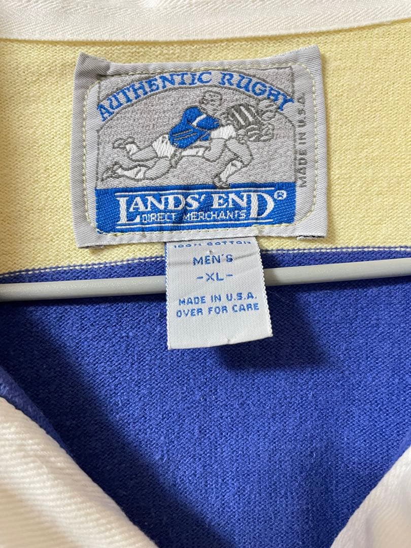 Lands' End Authentic Rugby XL ラガーシャツ
