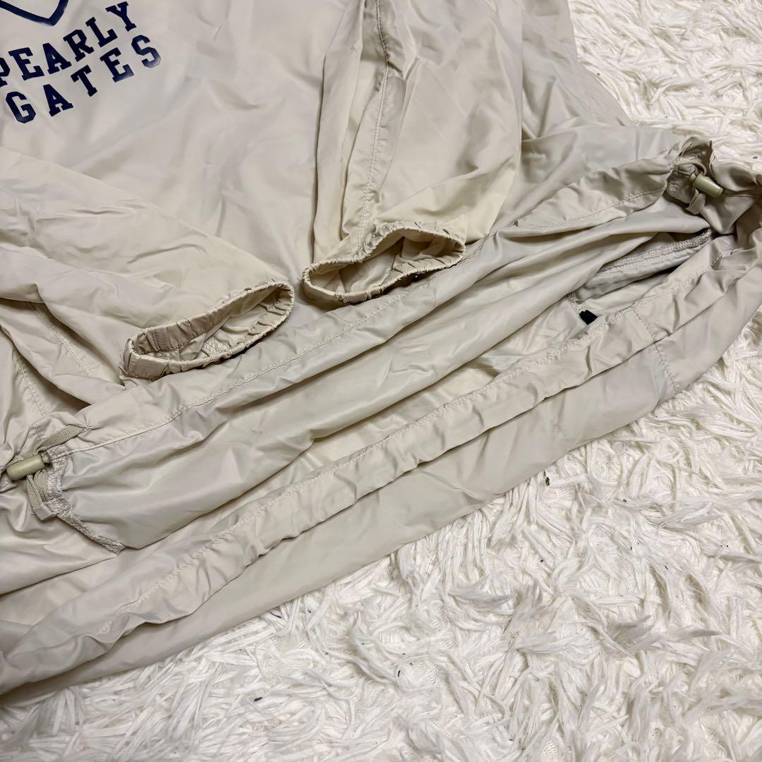 パーリーゲイツ ツインスニード サイズ6 ゴルフウェア ジャケット アイボリー