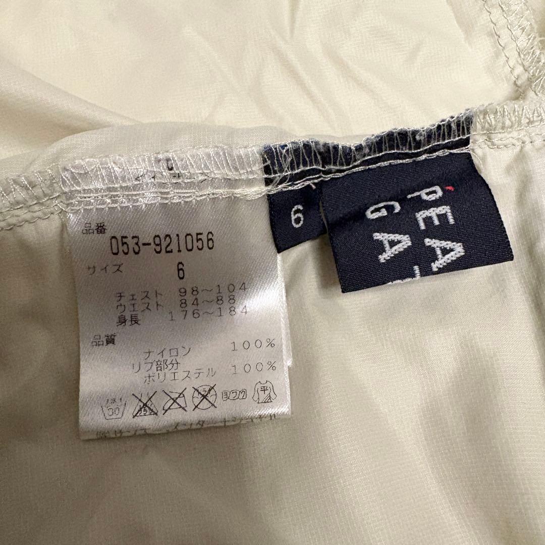 パーリーゲイツ ツインスニード サイズ6 ゴルフウェア ジャケット アイボリー