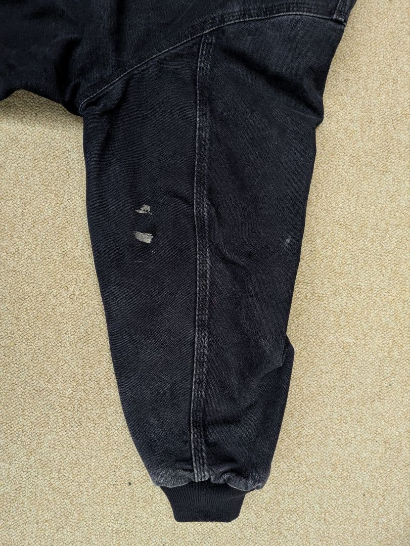 Carhartt アクティブジャケット3XLネイビー 企業刺繍フェードメキシコ製