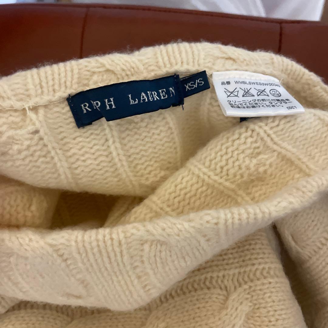 24時間以内発送★ポロラルフローレン　ポンチョ　XS/S 羊毛ウール×カシミア