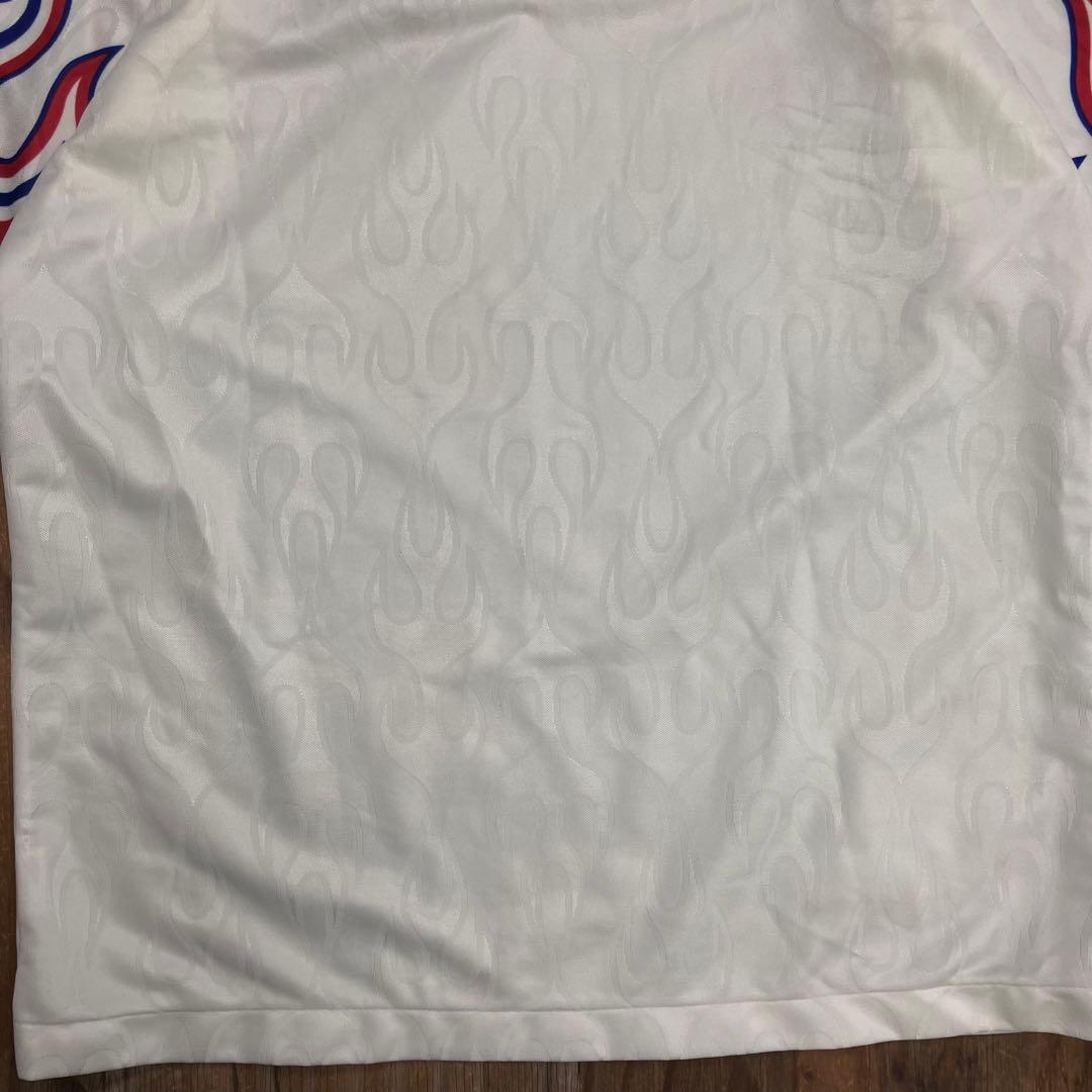 1996 97 サッカー日本代表 アウェイユニフォーム PUMA 上下セット 炎