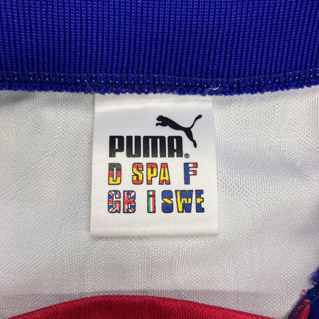 1996 97 サッカー日本代表 アウェイユニフォーム PUMA 上下セット 炎