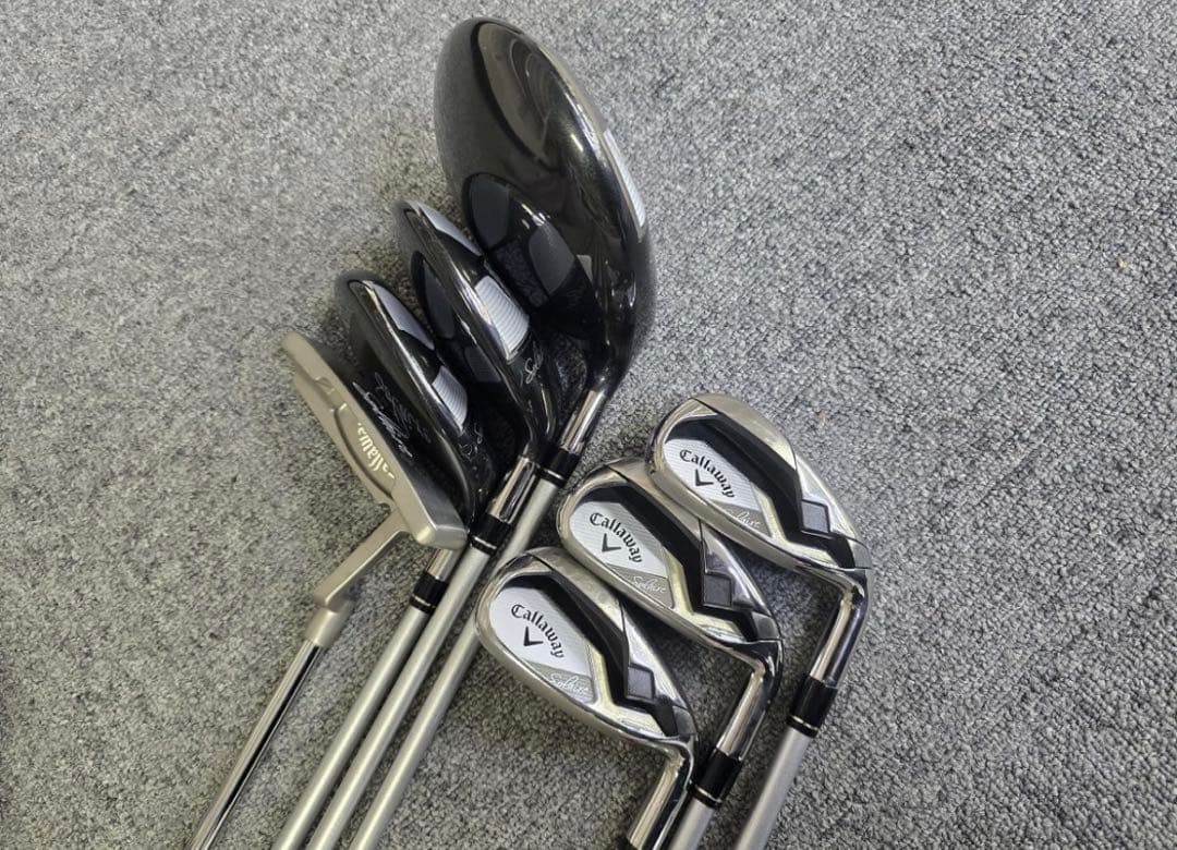 レディース！美品！　Callaway女性用ゴルフセットL+キャデバッグ+オマケ