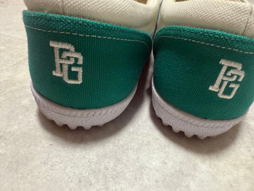 PEARLY GATES スニーカー グリーン/ホワイト