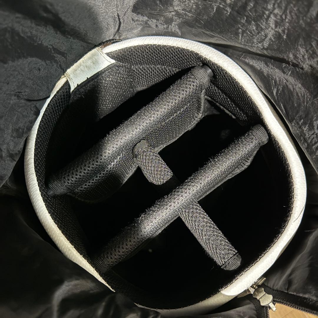 TaylorMade キャディバッグ ゴルフバッグ ホワイト/レッド/ブルー