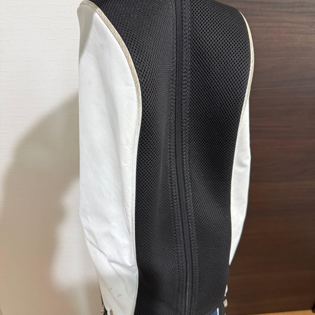 TaylorMade キャディバッグ ゴルフバッグ ホワイト/レッド/ブルー