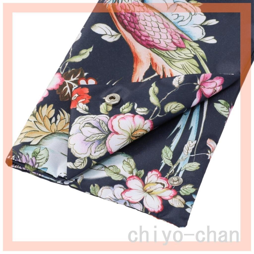 ウェッジウッド 楽折り 晴雨兼用折りたたみ日傘 収納バッグ付　ブラック