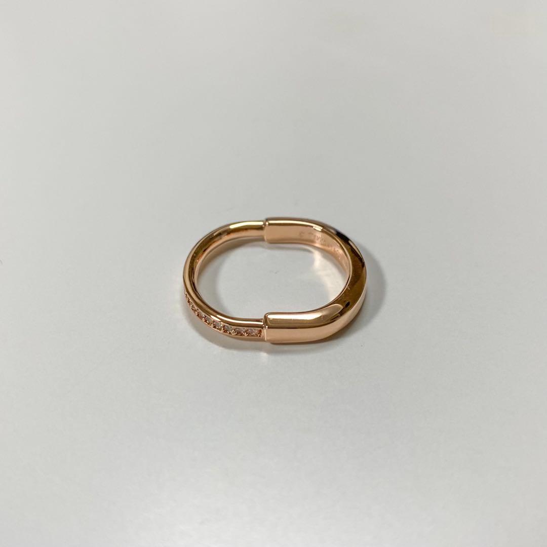 ロックリング　ローズゴールド