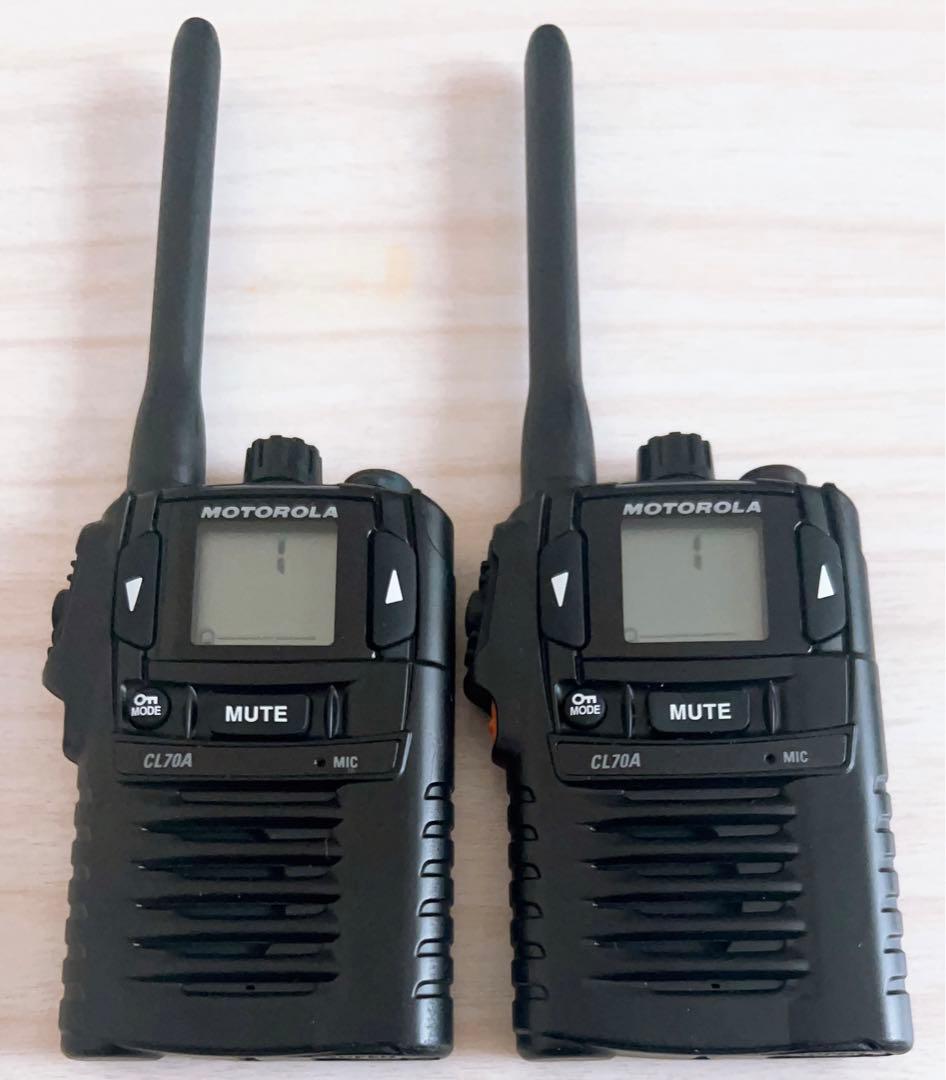 MOTOROLA CL70Aトランシーバー　 モトローラ　無線　2台セット