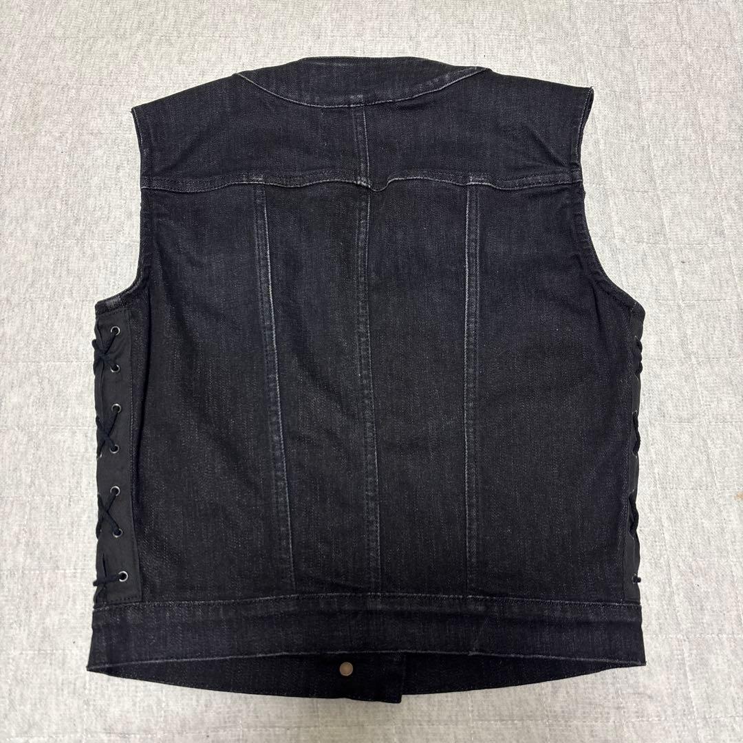 Alexander McQueen ブラック デニム ベスト