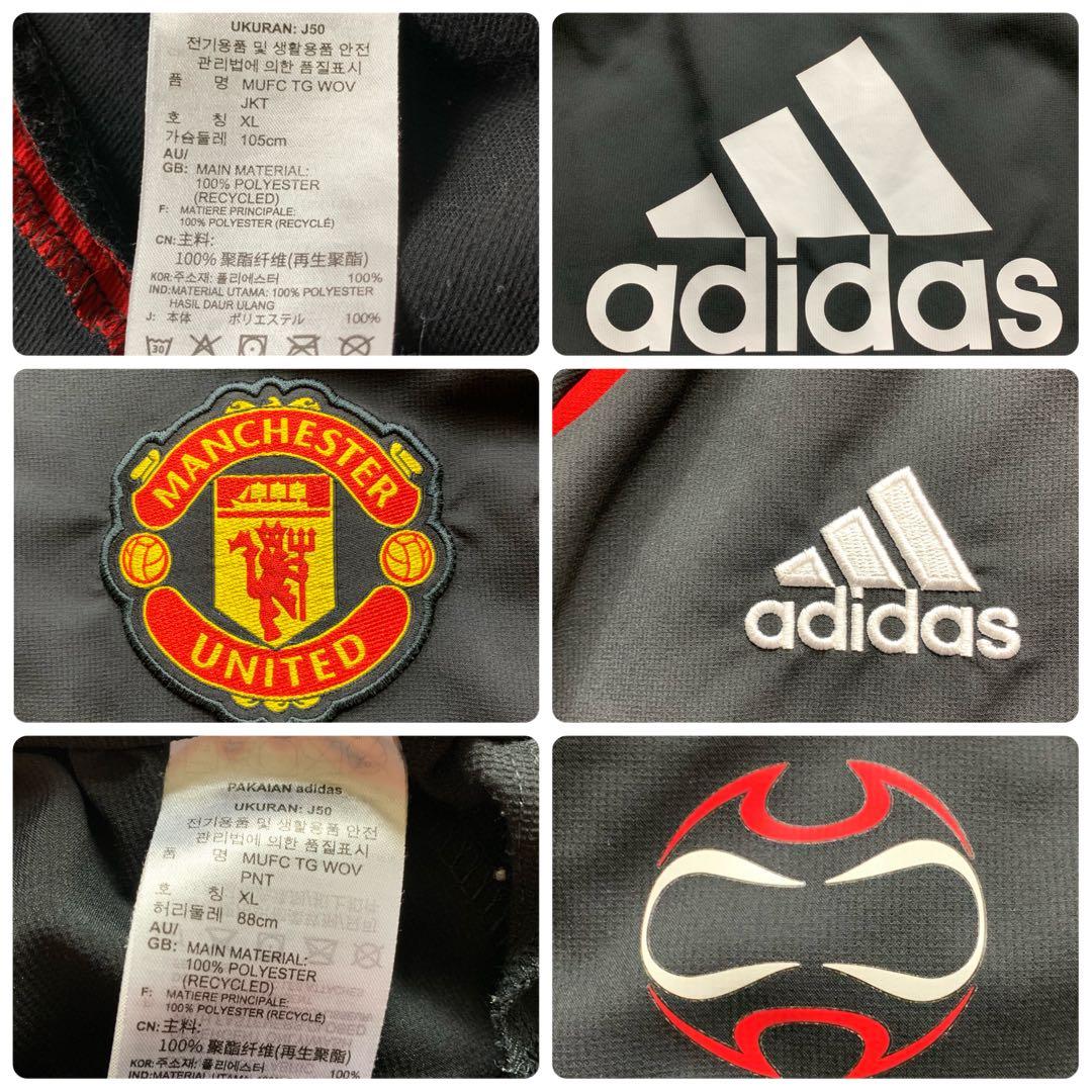 え*こ様 美品■アディダス スポーツウェア セットアップ マンチェスターユナイテ