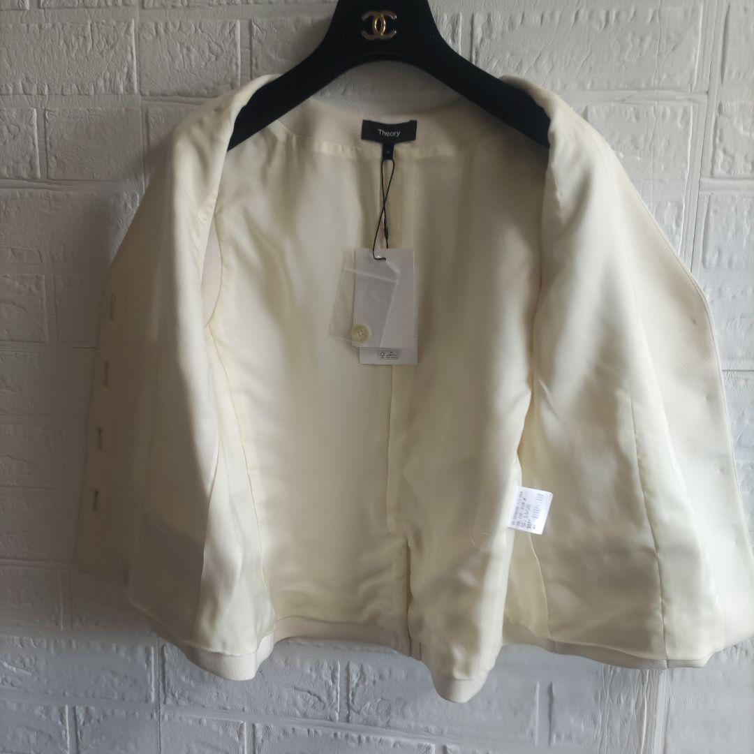 専用✨新品✨Theory　セオリー　　ノーカラー　ベスト　ジレ　ショートVネック