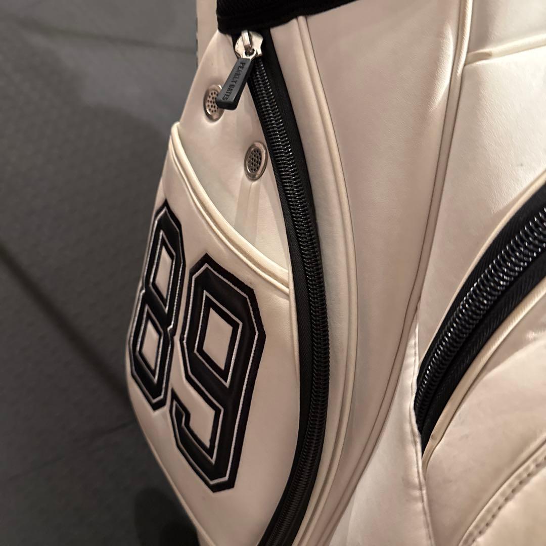 エ*ル様 PEARL GATES スタンド式ゴルフバッグ ホワイト