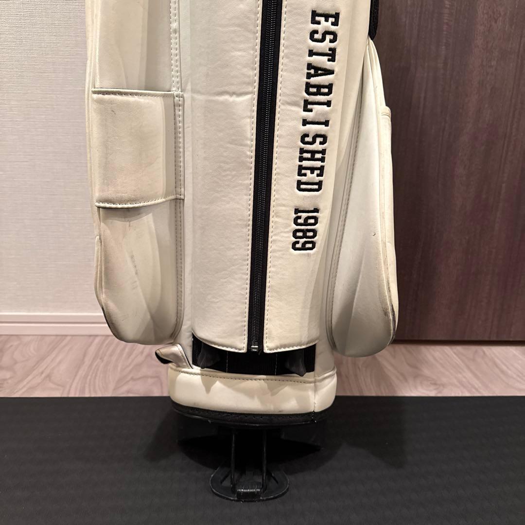 エ*ル様 PEARL GATES スタンド式ゴルフバッグ ホワイト