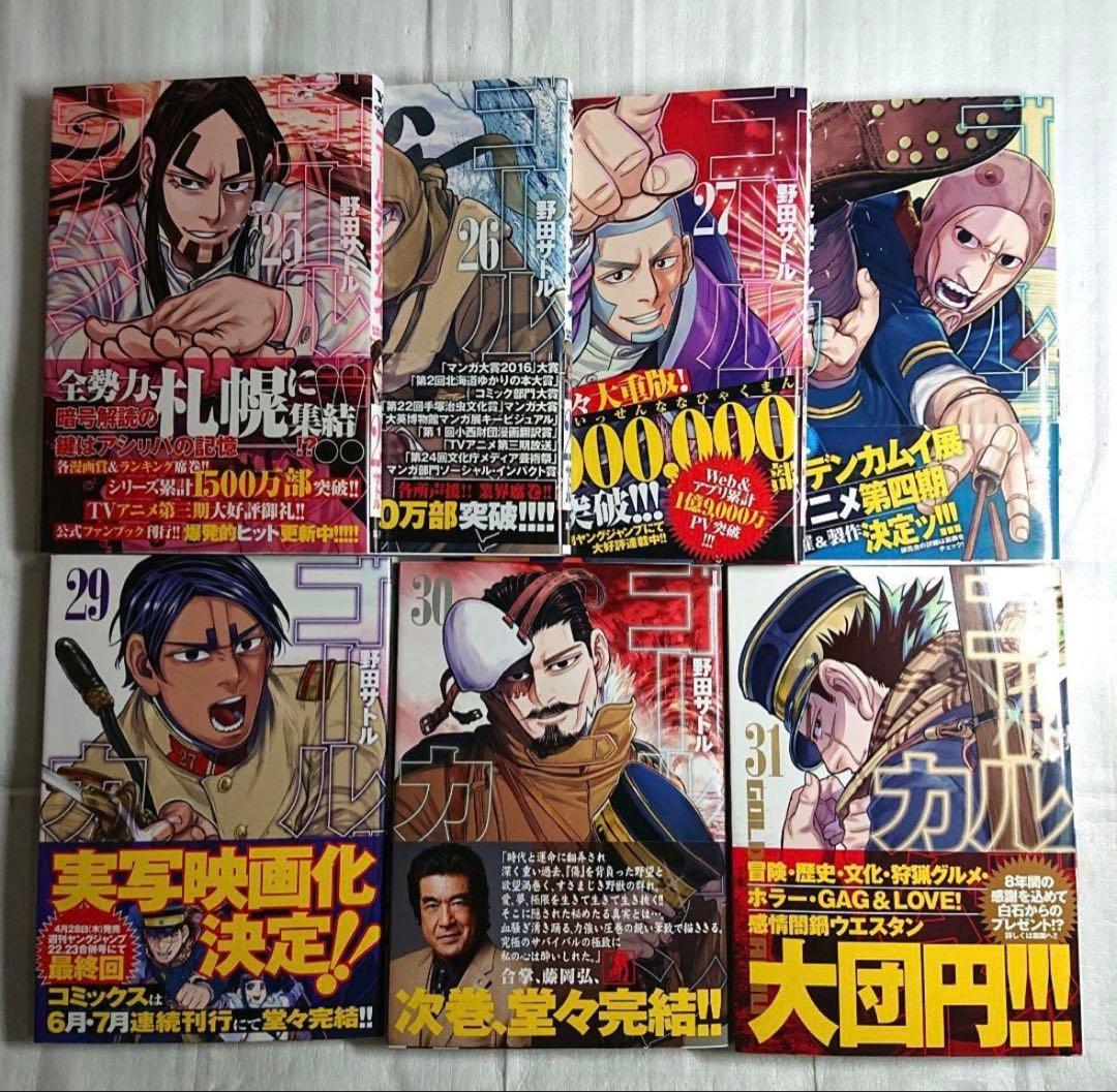 ゴールデンカムイ 全巻セット 2巻以外初版 公式ファンブック付き