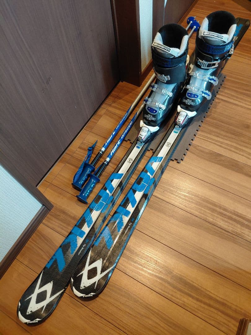 美品【ハイエンド】VOLKL/学生・メンズ用/スキーセット/メンテ・WAX済み
