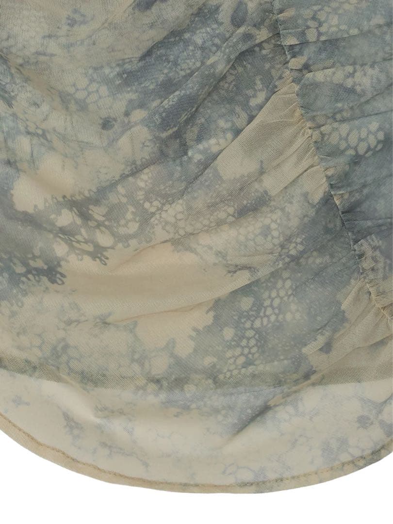 トップス 2WAY TROMPE L'OEIL LACE PRINT SKIN TOP