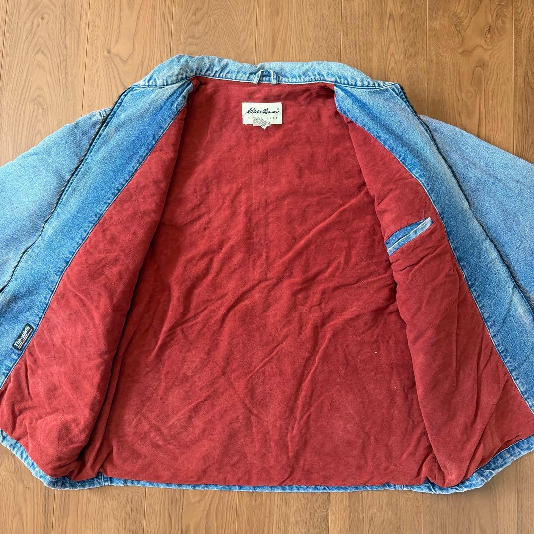 ト*ル様 90s エディーバウアー 白タグ デニム ワークジャケット