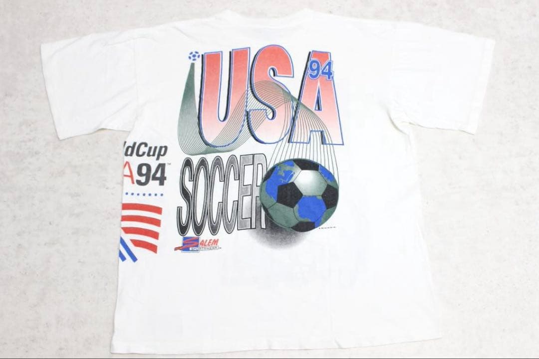 メンズXL　ヴィンテージ　アメリカ製　94年　ワールドカップ　シングルステッチ
