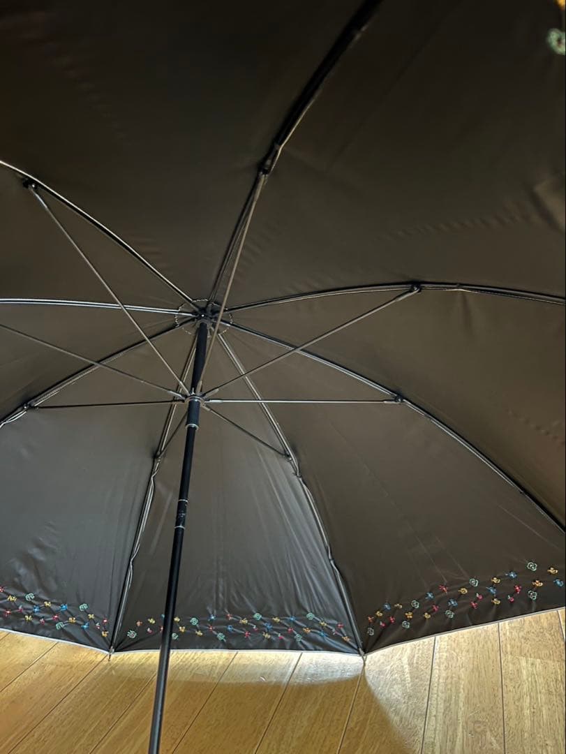 スタジオクリップ×水森亜土コラボ　【晴雨兼用】刺しゅう日傘