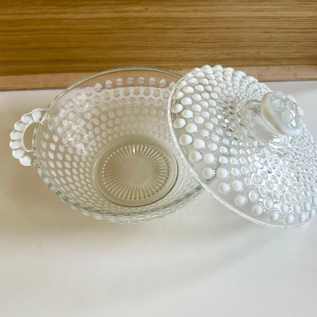 【フェントン　キャンディポット　アンティーク】