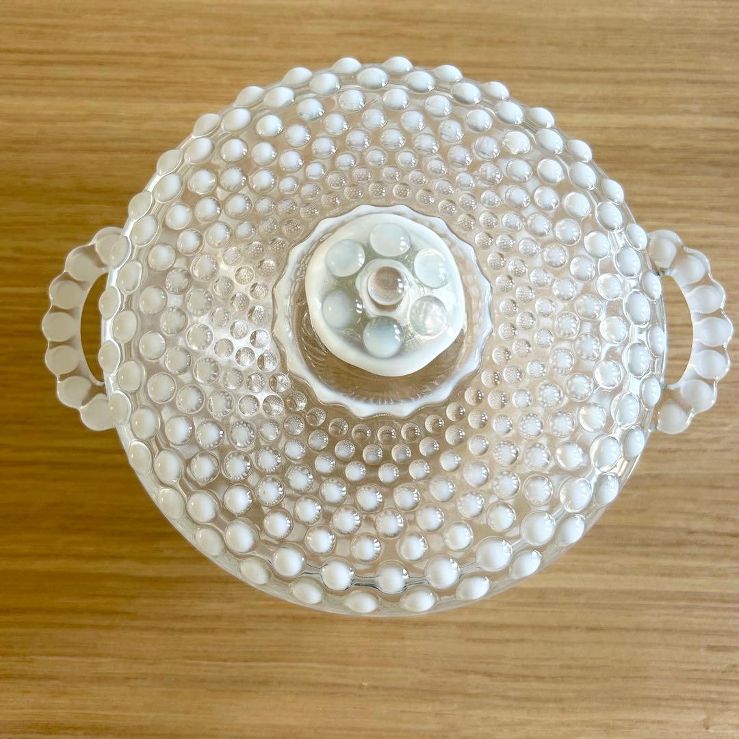 【フェントン　キャンディポット　アンティーク】