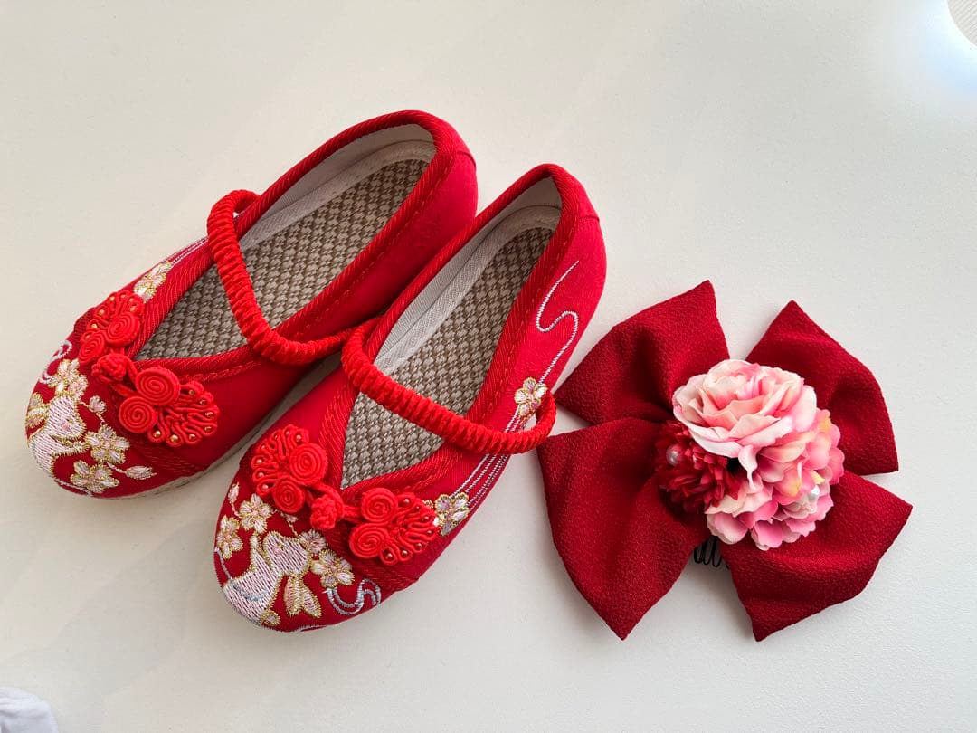 【小物付き】キャサリンコテージ　七五三着物ワンピース・被布セット(100cm)