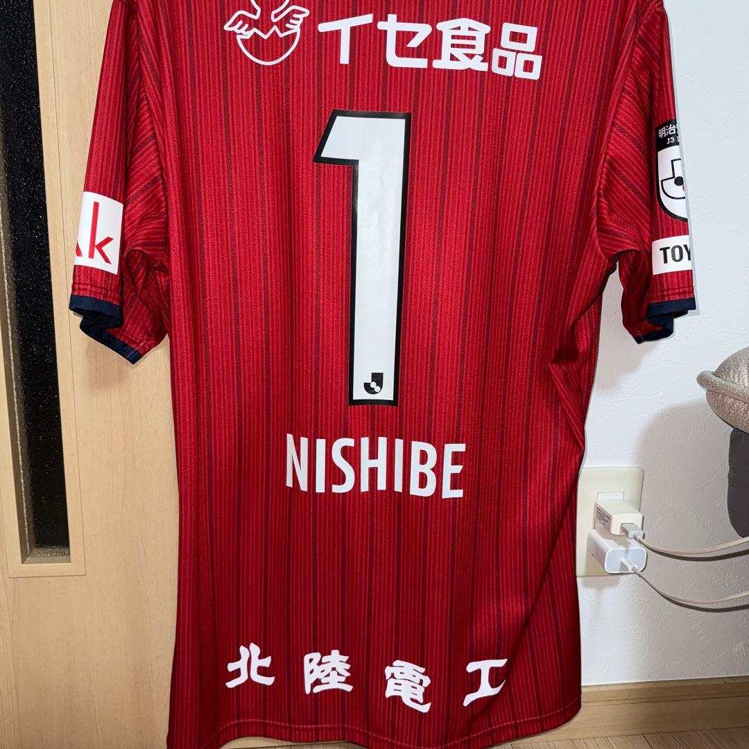 【本人着用済】カターレ富山西部洋平サイン入りユニフォーム