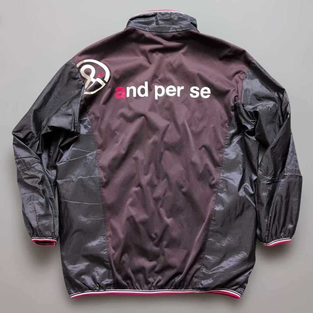 アンパスィゴルフ　軽量ナイロンジャケットパンツセットアップ　L