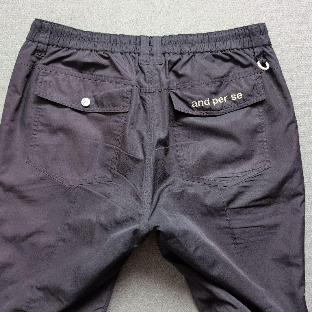 アンパスィゴルフ　軽量ナイロンジャケットパンツセットアップ　L