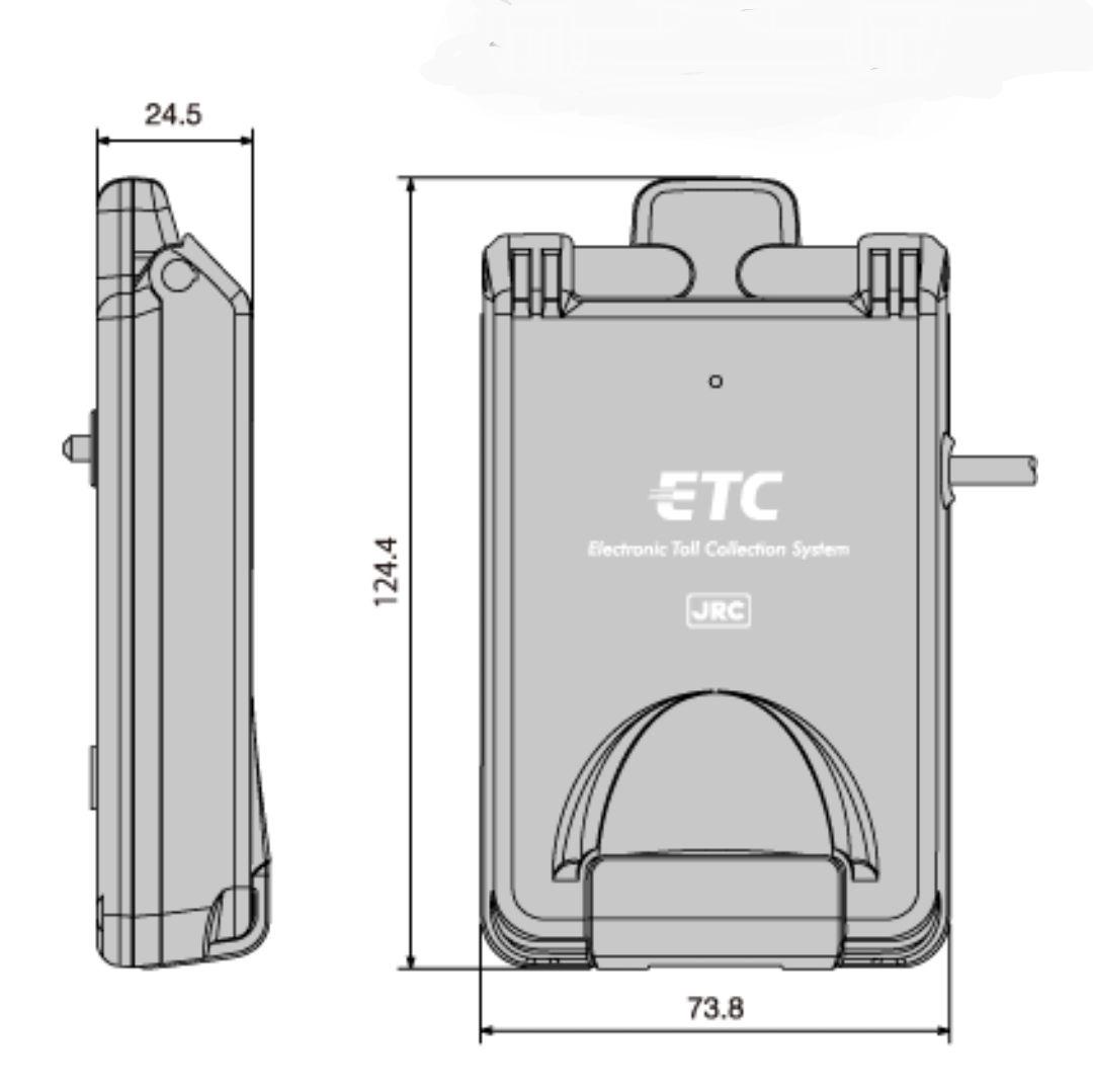 バイク用　ETC　USB　日本無線　JRM-12　【853】
