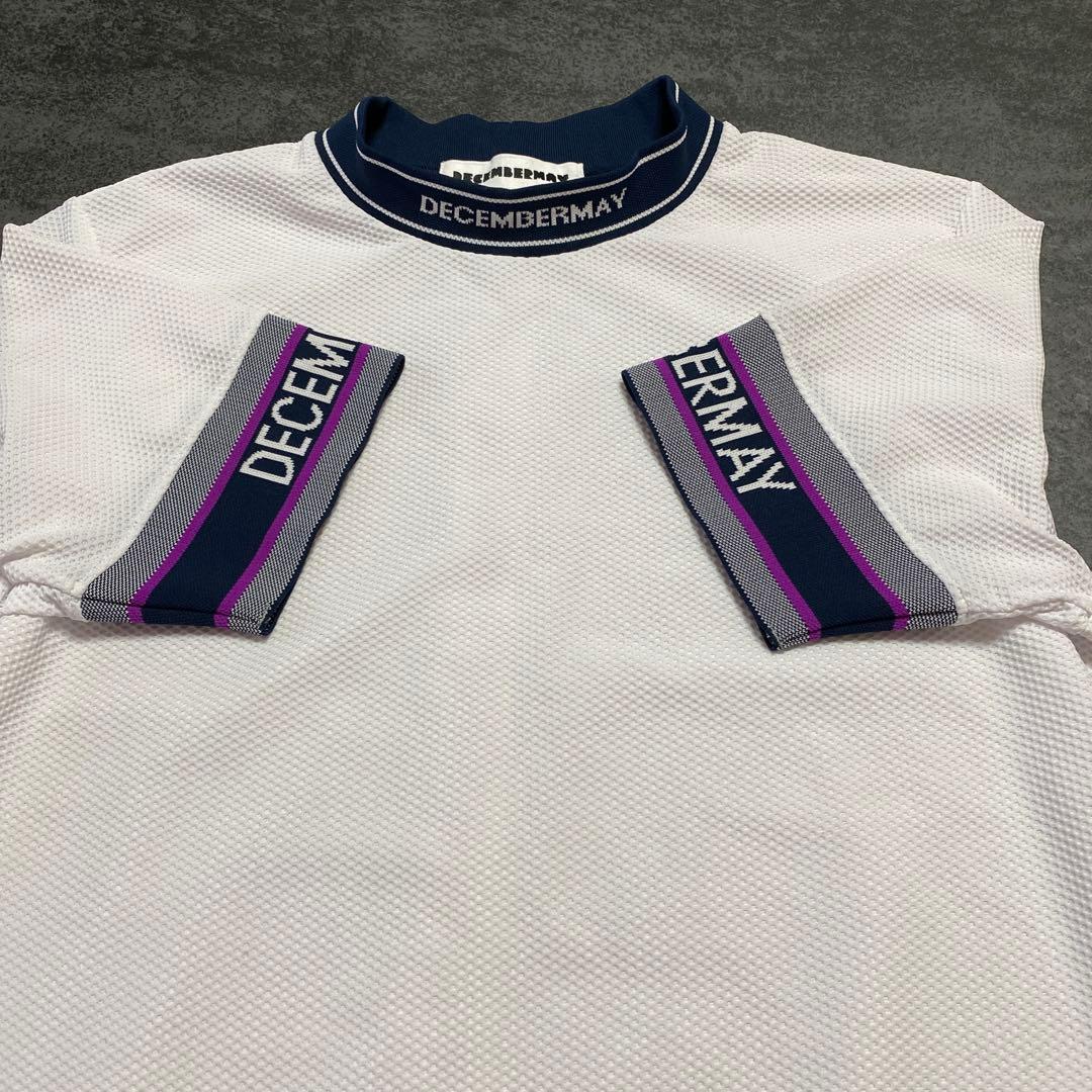 【美品】ディセンバーメイ クールネス メッシュ モックネックシャツ XL