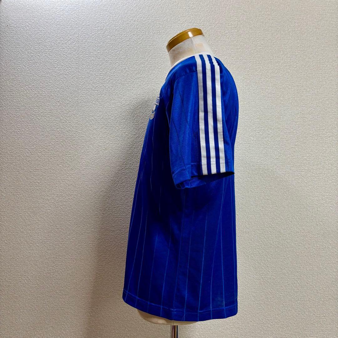 USA製 アディダス adidas 80s 90s 万国旗タグ サッカーシャツ