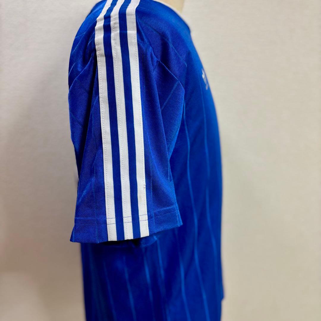 USA製 アディダス adidas 80s 90s 万国旗タグ サッカーシャツ