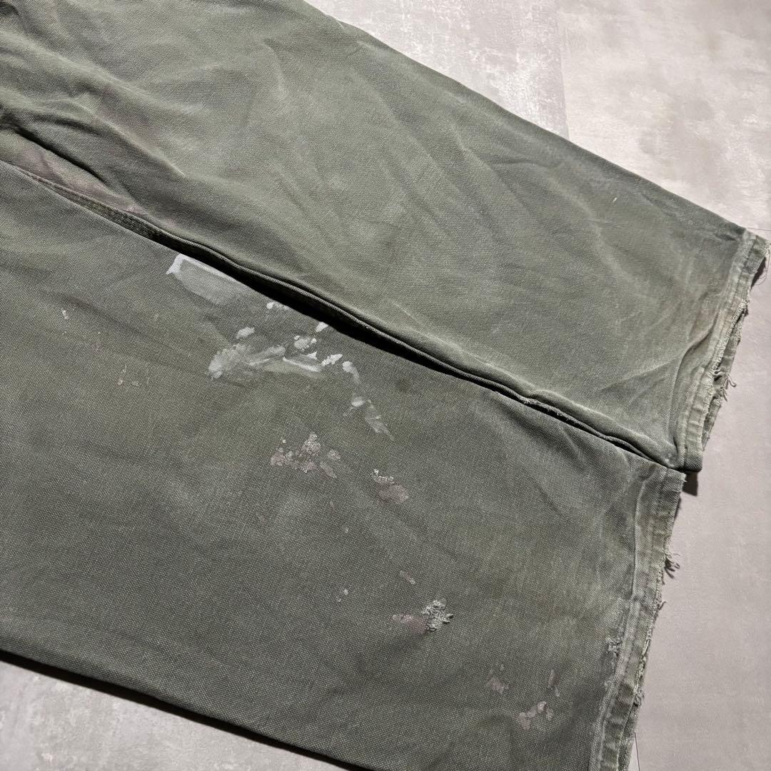 極上 カーハート carhartt ペインターパンツ ダブルニー モスグリーン