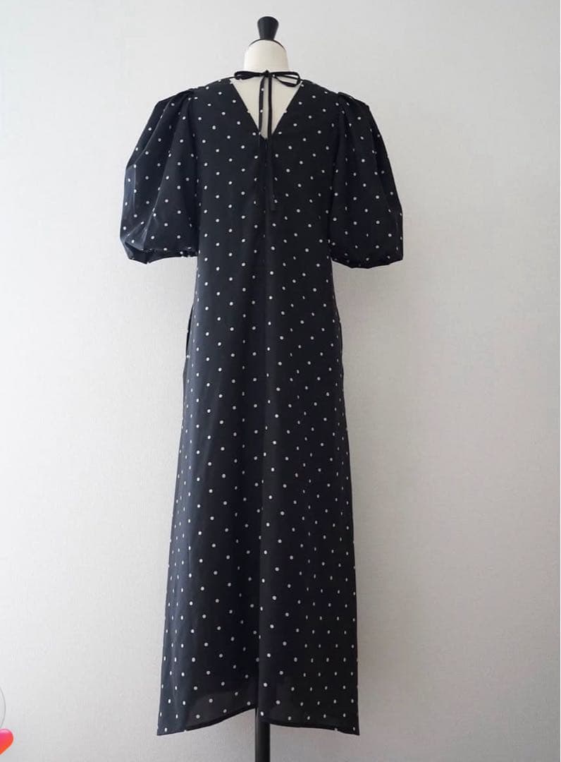 イデアルーチェ　puff dot ワンピース（パフドットワンピース）