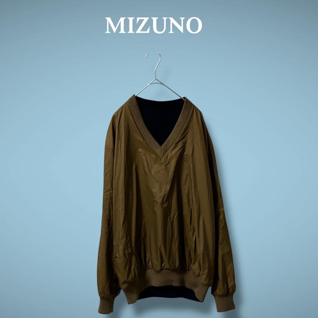 ミズノ グランドモナーク リバーシブル プルオーバー 全天候型ゴルフウェア L