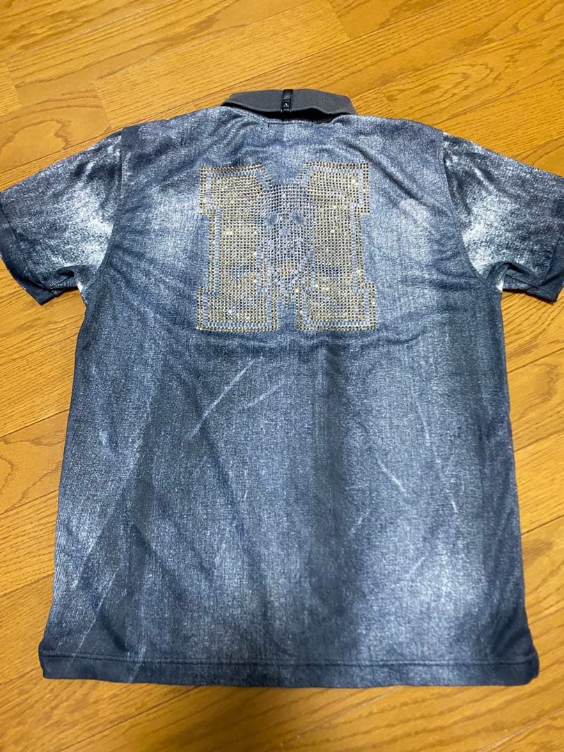 MARK&LONA マークアンドロナ ポロシャツ　ライトストーン メンズデニムＭ